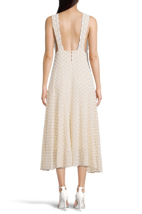 BIAS CUT DRESS ECRU 3