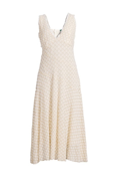 BIAS CUT DRESS ECRU 1