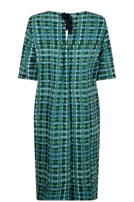 BOW TIED BACK DRESS GREEN 2