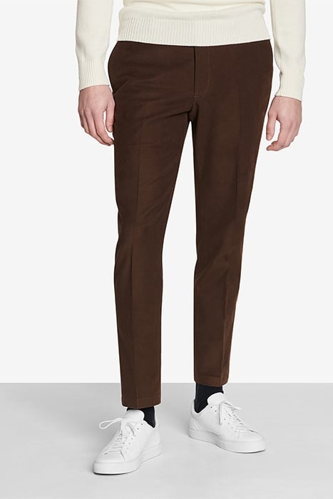 SWITCH MOLESKIN COTTON-STRETCH DARK BROWN 1