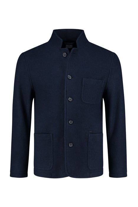 BLAZER BOILED WOOL DK. NAVY 1