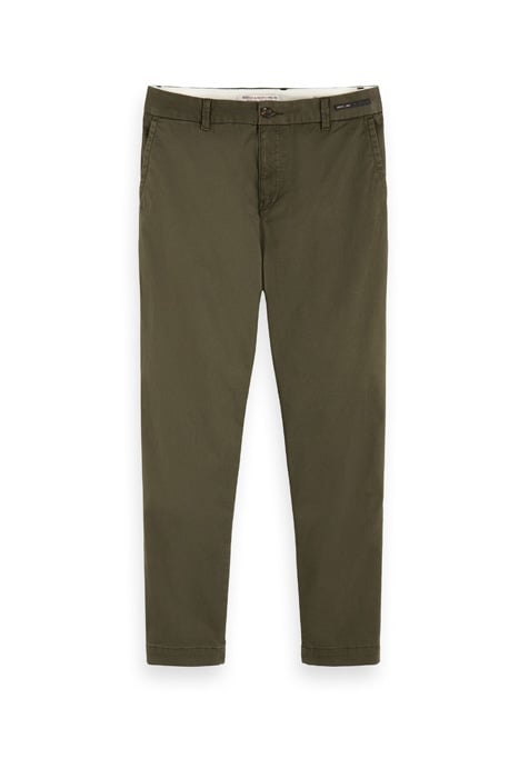 FAVE- CLASSIC TWILL CHINO IN ORGANIC QUALITY ARMY 1