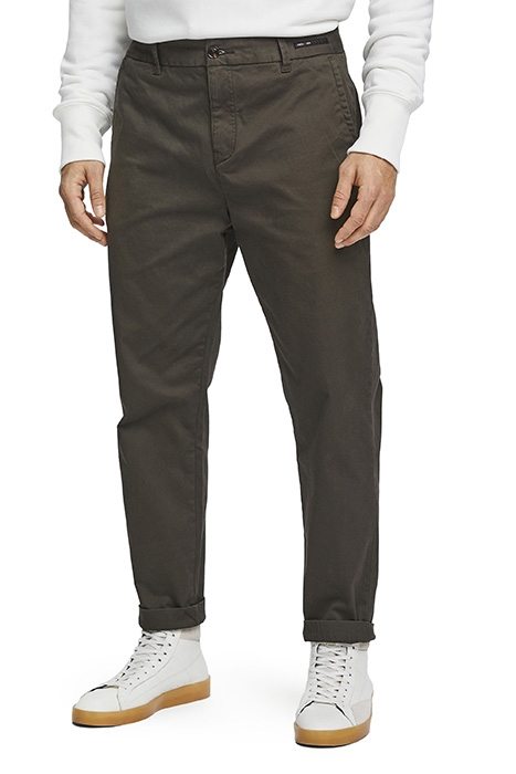FAVE- CLASSIC TWILL CHINO IN ORGANIC QUALITY ARMY 2
