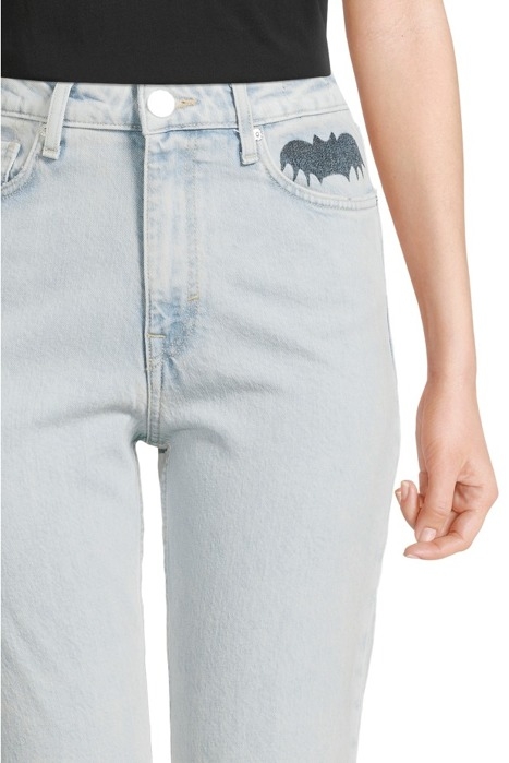 STRAIGHT UP SLIM JEANS II LIGHT BLUE STONE WASH 5