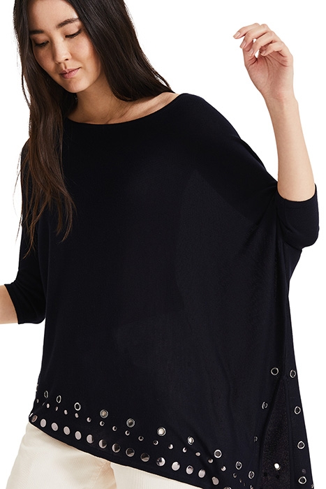 BOBBI STUD HEM KNIT NAVY NAVY 3