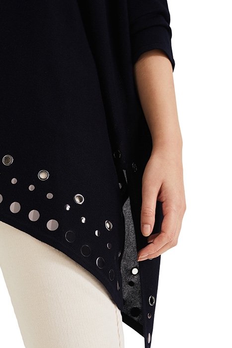 BOBBI STUD HEM KNIT NAVY NAVY 4