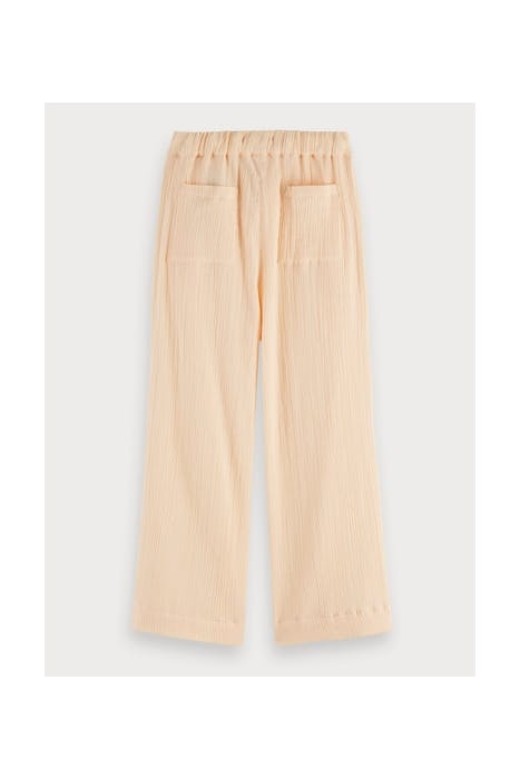 LOOSE FIT COTTON PANTS IN ANKLE LENGTH PEARL 2