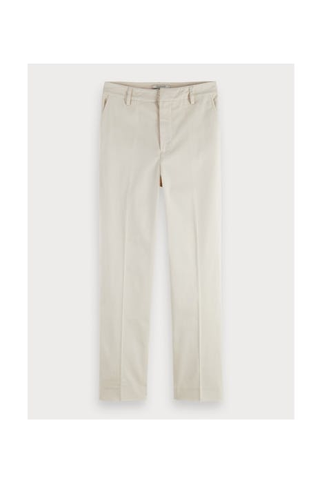 ABOTT' REGULAR FIT CHINO IN MERCERIZED ORGANIC COTTON OFF WH 1