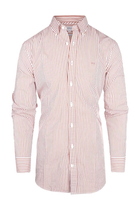 MCG RF BOLD STRIPE SHIRT BURNED RED 1