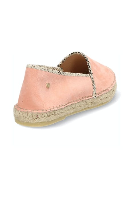 FRS0648 ESPADRILLE LOAFER LUXURY SUEDE SOFT ROSE 4