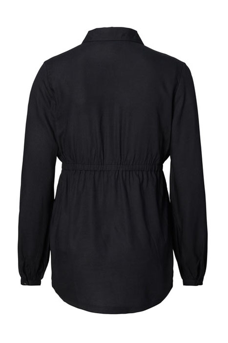 BLOUSE LS GUNMETAL 3