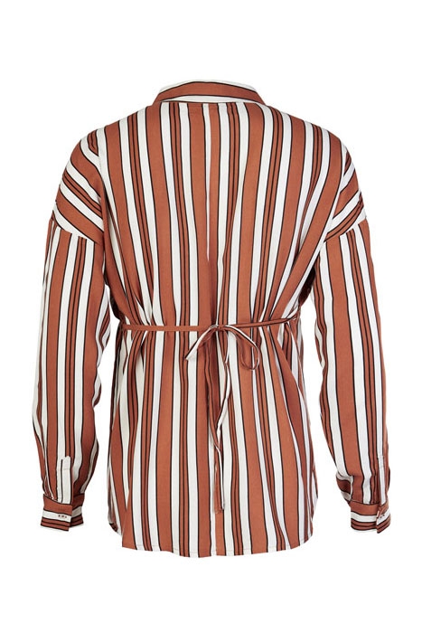 BLOUSE LS AOP RUST 3