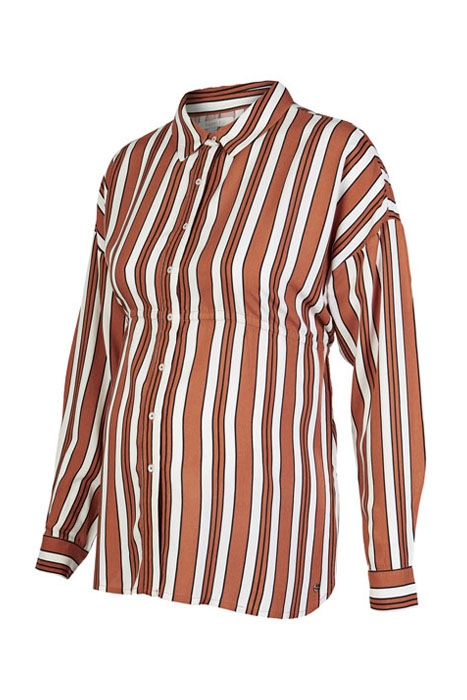 BLOUSE LS AOP RUST 2