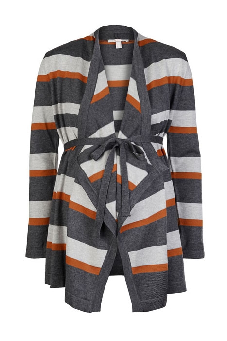 CARDIGAN KNIT LS YD RUST 1