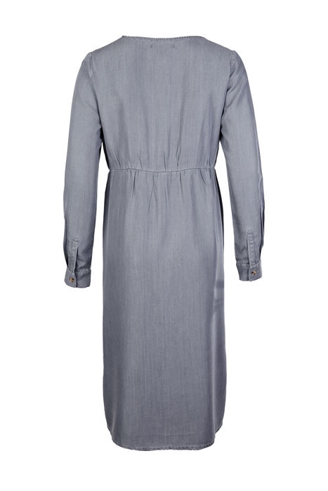 DRESS WVN LS GREY DENIM 3