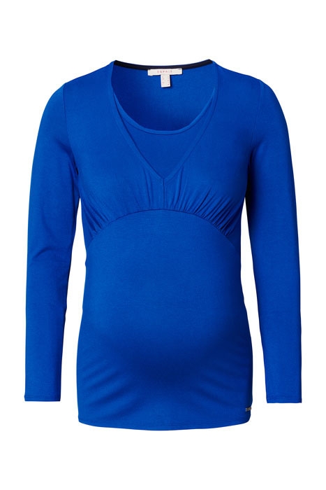 T-SHIRT NURSING LS NIGHT SKY BLUE 1