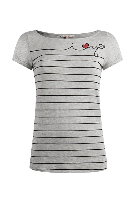 T-SHIRT SS LIGHT GREY MELANGE 1