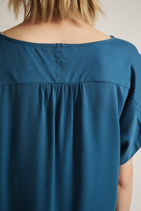 SATIN SHIRT PETROL 4