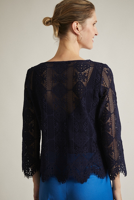 SPITZENBLUSE NIGHT BLUE 2