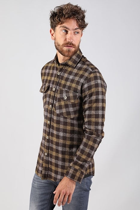 OVERHEMD DRY MOCCA 4