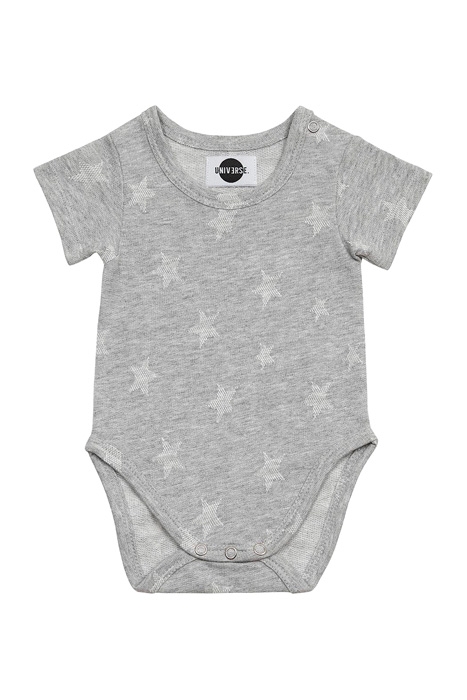 BODYSUIT SHORT SLEEVE GREY 1