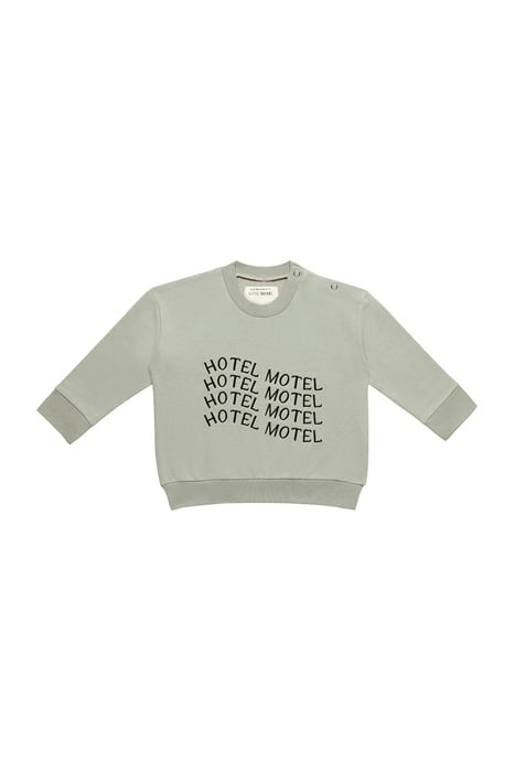 BOXY SWEATER HOTEL MOTEL GREEN 1