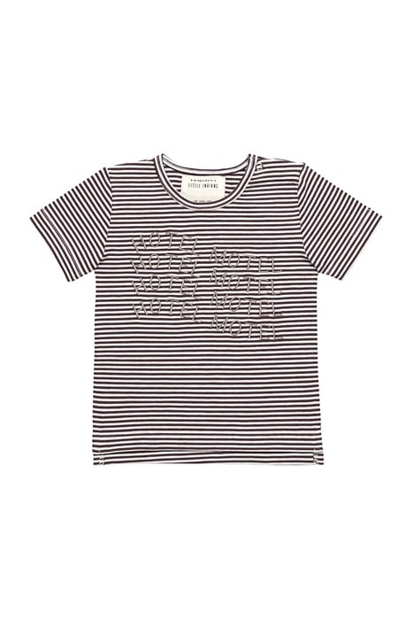 TSHIRT HOTEL MOTEL BROWN/WHITE 1