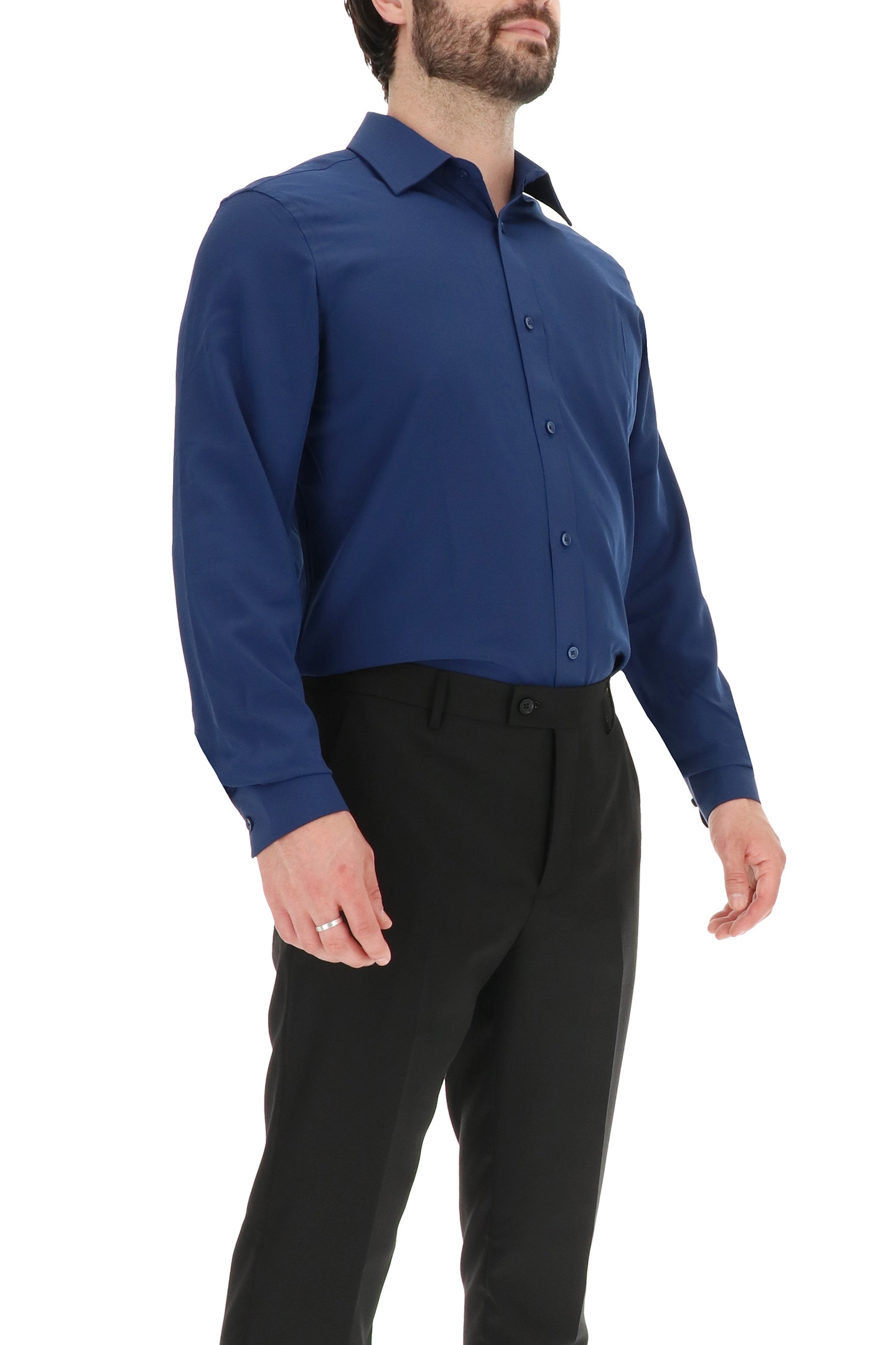 4 WAY STRETCHDRESS SHIRT NAVY 3