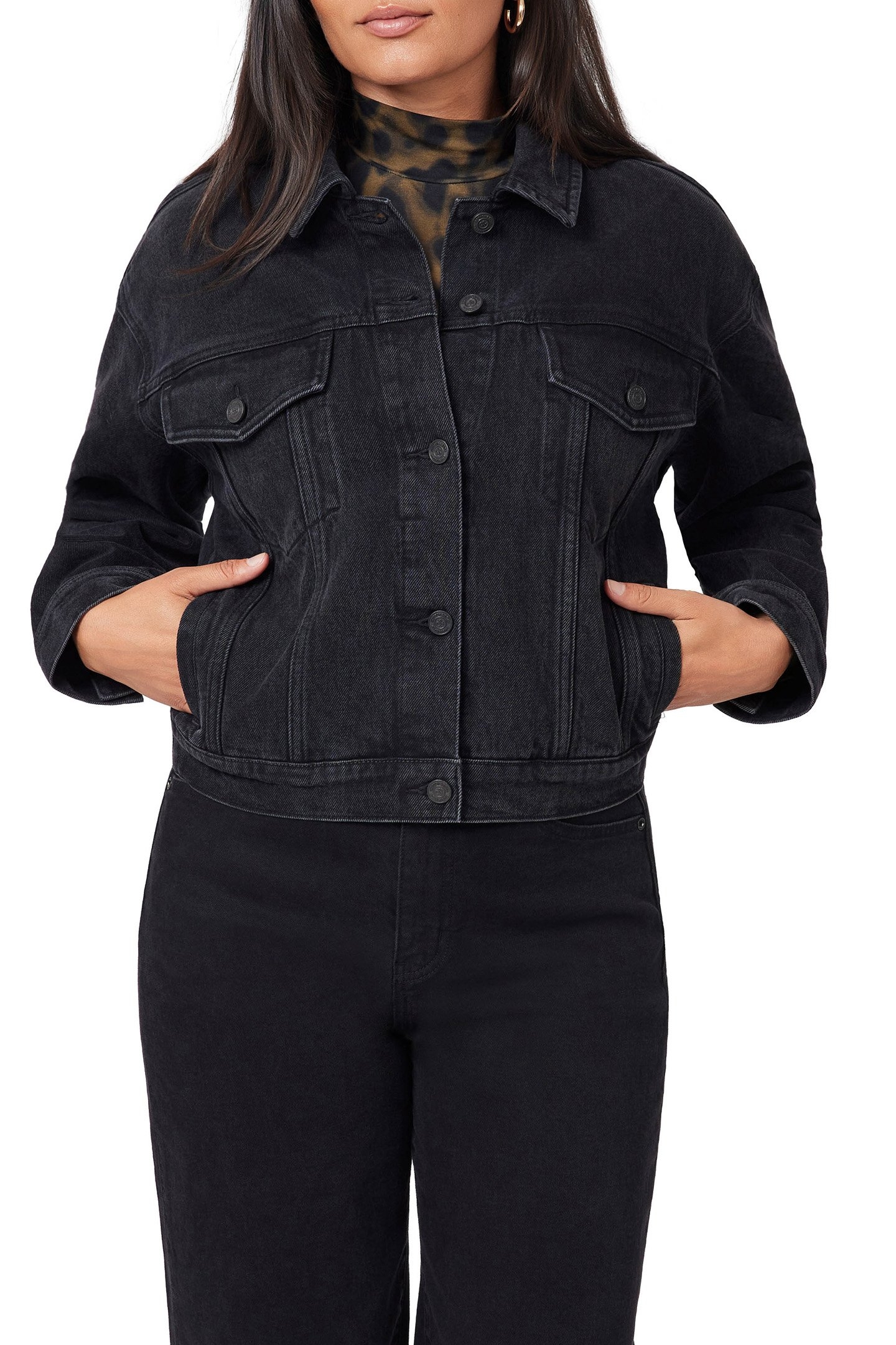 DENIM CROPPED JACKET JOURNEY WASH 1