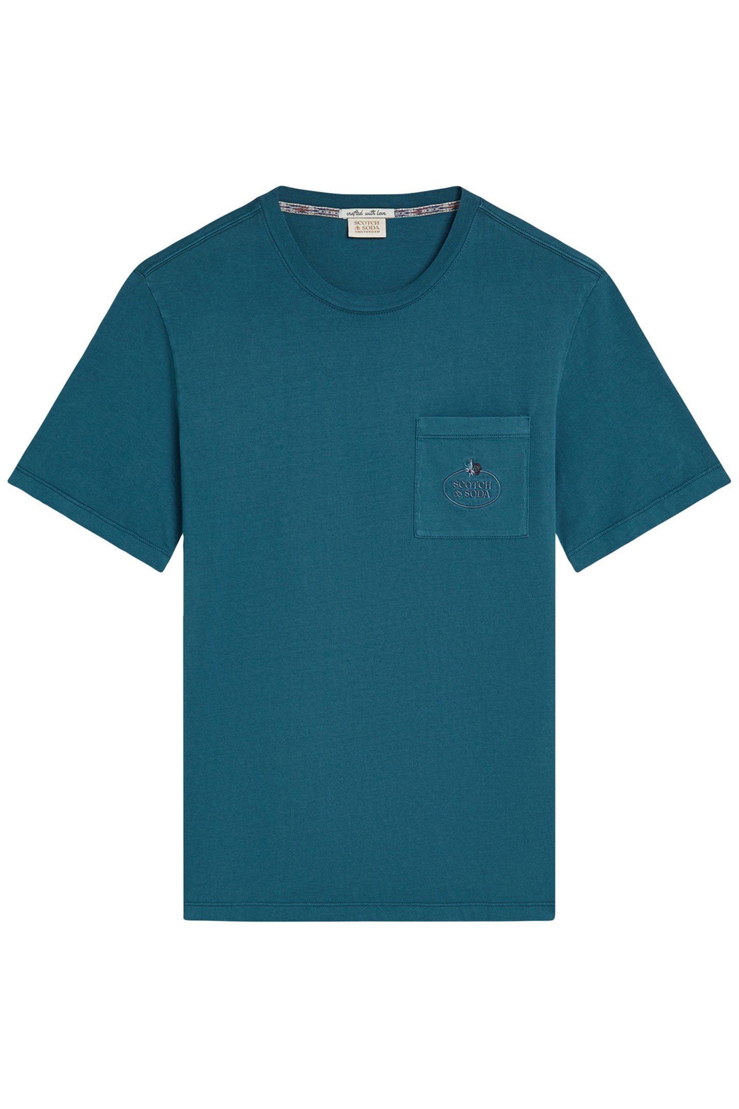 GARMENT DYED SS POCKET TEE MYSTIC NAVY 1