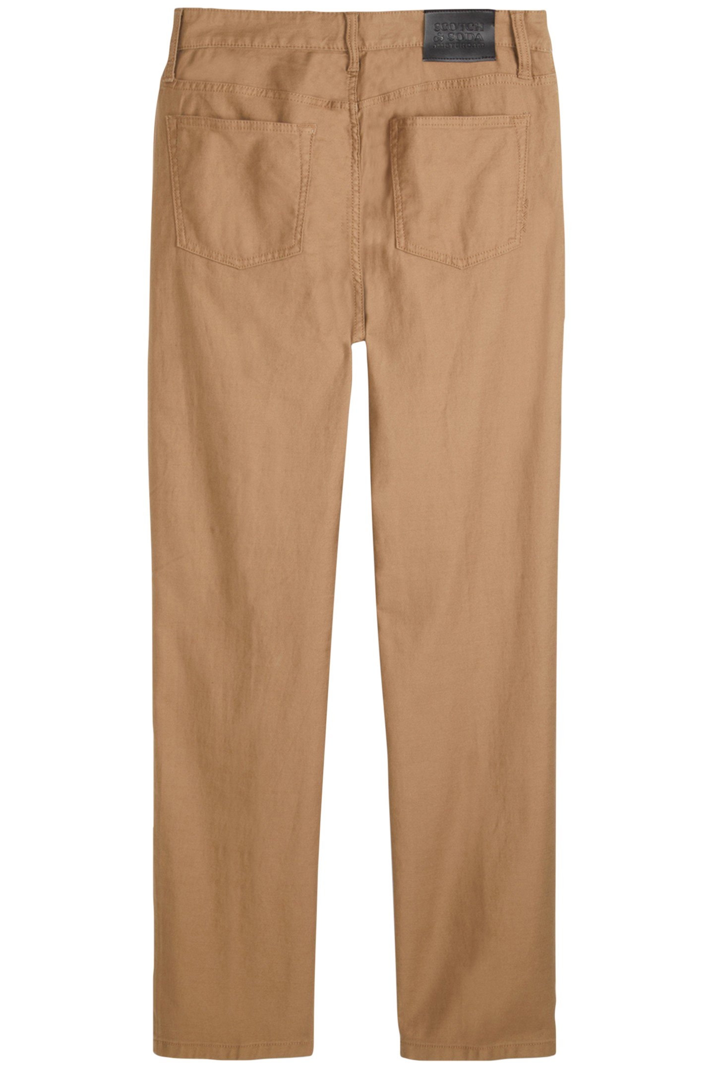 DOBBY COLOR STRAIGHT FIT MEDIUM BROWN 2