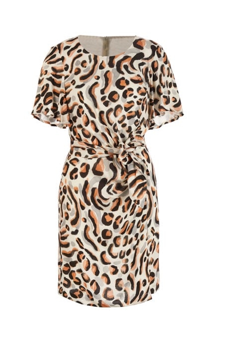 BOW DETAIL DRESS MULTI 1