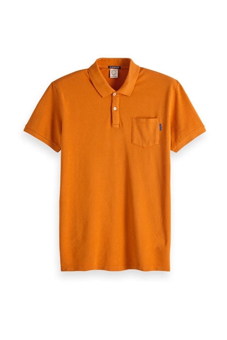 BLAUW GARMENT DYED POLO GOLDFISH 1