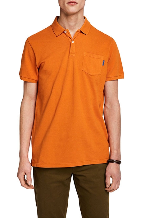 BLAUW GARMENT DYED POLO GOLDFISH 2