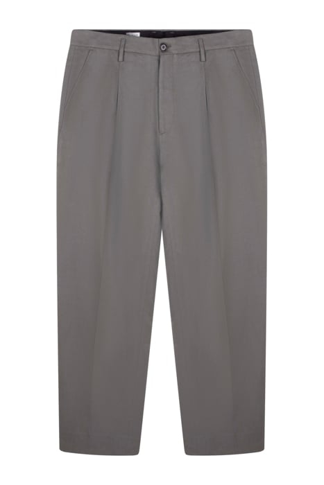 M. SAMSON LINEN TROUSER GREEN GREY 1