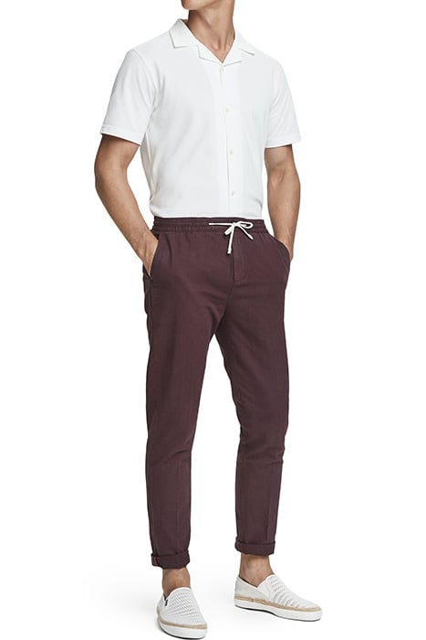 WARREN- CHIC BEACH PANT BORDEAUBERGINE 5