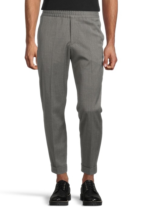 M. TERRY CROPPED TROUSER GREY MEL. 3