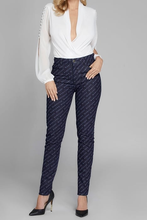 BLACK RINSE STILETTO LASER MID 4