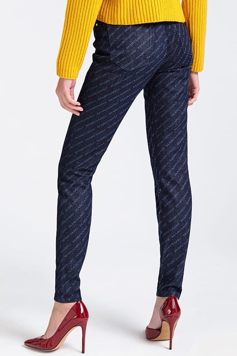 BLACK RINSE STILETTO LASER MID 6