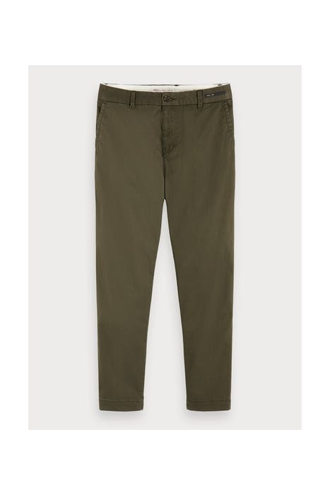FAVE- CLASSIC TWILL CHINO IN ORGANIC QUALITY ARMY 8