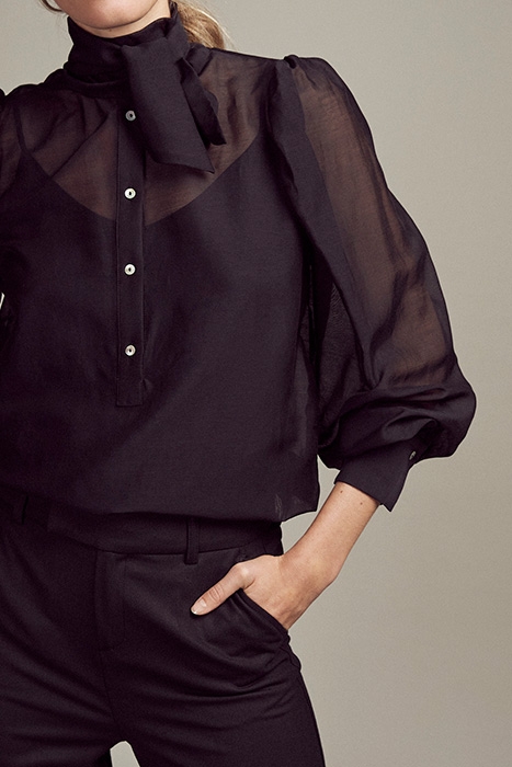 JOSEPHINE ORGANZA BLACK 1