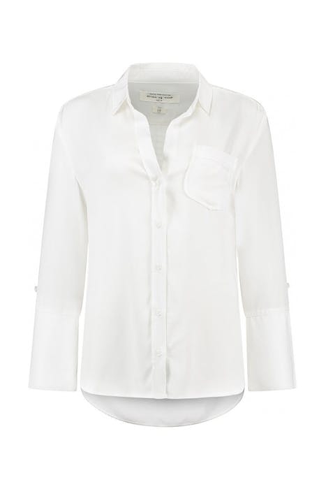 LIV DNM BLOUSE COTTON WHITE WASH 1