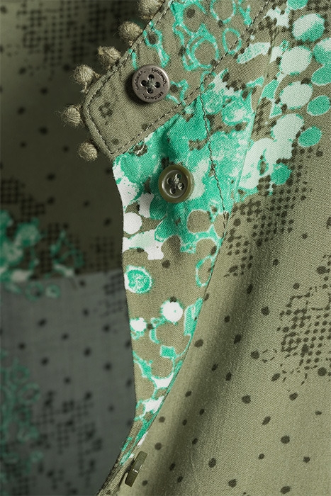 BLOUSE WOVEN LONG SLEEVES SPRING OLIVE 6