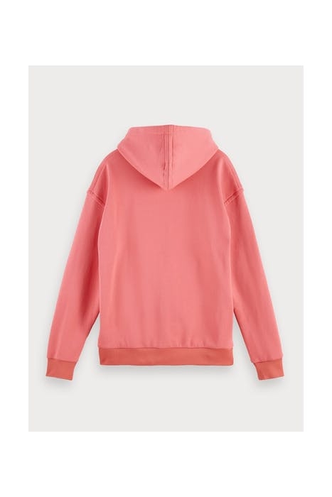 HOODED SWEAT WITH SCOTCH & SODA GRAPHIC PINK SMOOTHIE 2