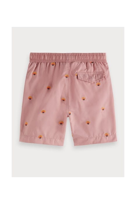 MID LENGTH - SWIMSHORT WITH EMBROIDERY IN RECYCLED POLYESTER 2