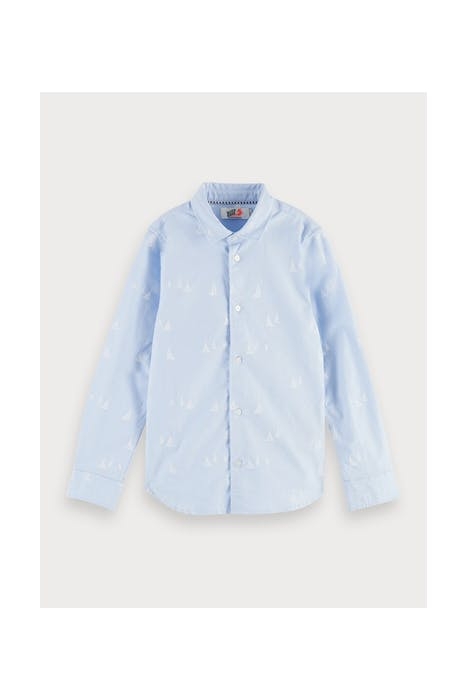 SLIM FIT - OXFORD SHIRT WITH MINI ALL-OVER PRINT COMBO X 1