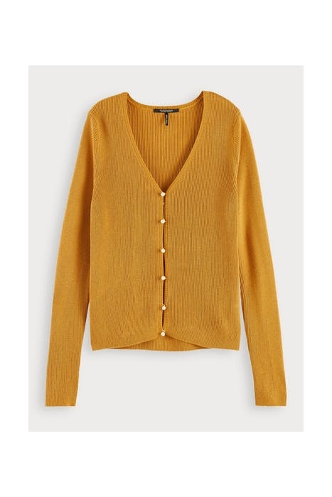 CLASSIC CARDIGAN MARIGOLD MELANGE 3