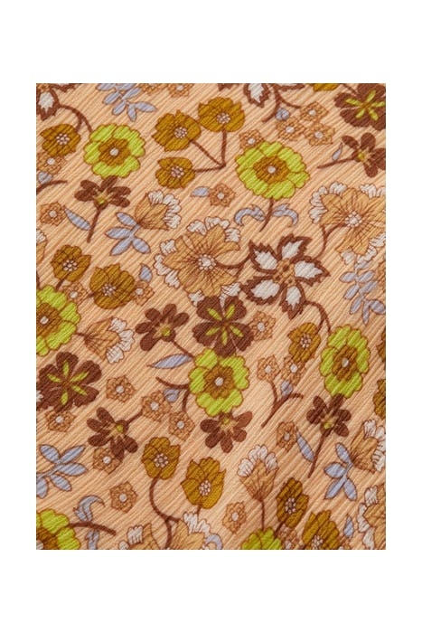 MIXED PRINTED DRESS IN CRINKLED VISCOSE QUALITY COMBO M 3