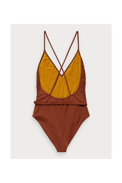 BATHING SUIT WITH SMOCKING DETAILS SIENNA 2