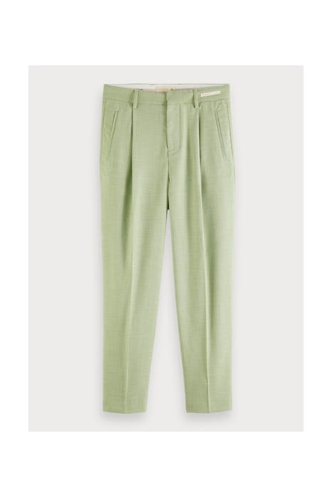 SEASONAL FIT- LIGHTWEIGHT CHINO IN PASTEL MELANGE GREEN PEAR 1